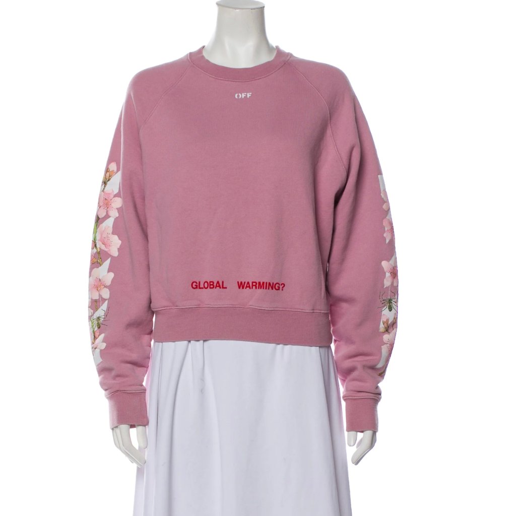 Off White Pink Crewneck